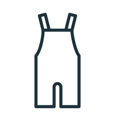 Bib Pant Vector Icon