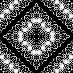 Design seamless decorative lacy pattern
