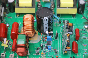 Close up of a circuit board	