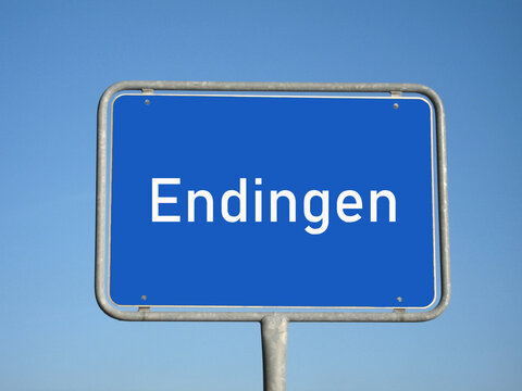 Ortsschild Endingen