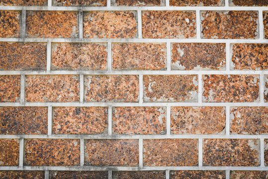 Walls made of laterite and cement for texture background