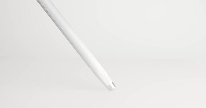 Close up chef handle sharpening knife on white background, prepare to cook food at kitchen restaurant,Tools for working in the kitchen.