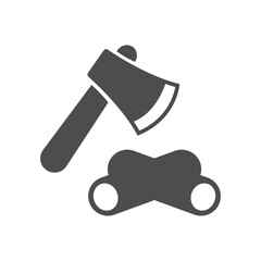 silhouette vector icon isolated on white background. icon for web, mobile apps, ui design and print