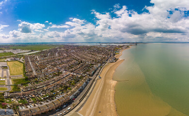 Isle of Sheppey - island off the northern coast of Kent, England, UK