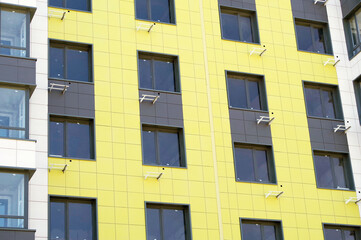 new finished apartment complex