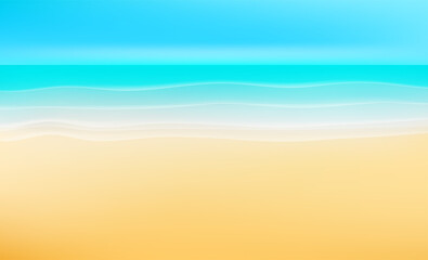 Fototapeta na wymiar Beautiful pastel color beach landscape