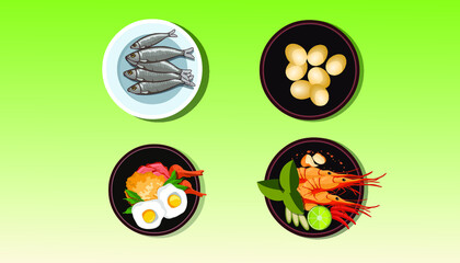 Vector food Illustraion