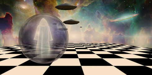 Holy Man and UFO's © rolffimages