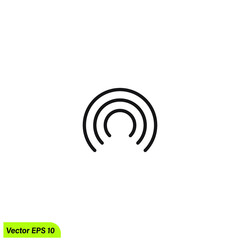 wifi icon podcast symbol 
