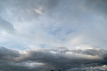 storm clouds over the sky