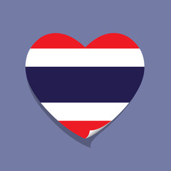 Obraz premium I love Thailand heart