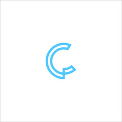 letter C logo design vector
