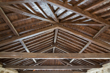 Modern wooden roof