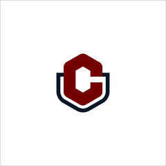 letter C logo design vector