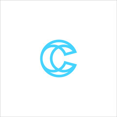 letter C logo design vector