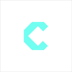letter C logo design vector