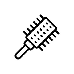 Radial Brush Vector Icon. Beauty and SPA Symbol EPS 10 File