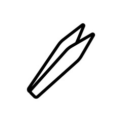 Tweezer Vector Icon. Beauty and SPA Symbol EPS 10 File