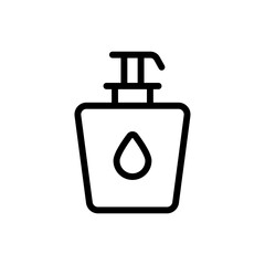 Shampoo Vector Icon. Beauty and SPA Symbol EPS 10 File