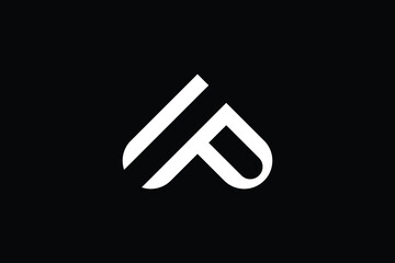 WP logo letter design on luxury background. PW logo monogram initials letter concept. WP icon logo design. PW elegant and Professional letter icon design on black background. W P PW WP