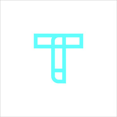 Obraz premium letter T logo design vector