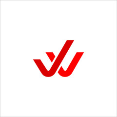 letter W logo design vector