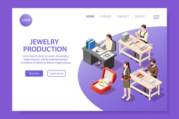 Jewelry Production Website Design