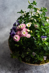 Easter floral composition