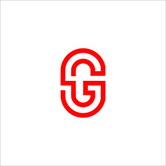 letter G logo design vector