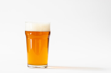 Glass of craft beer