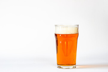 Glass of craft beer