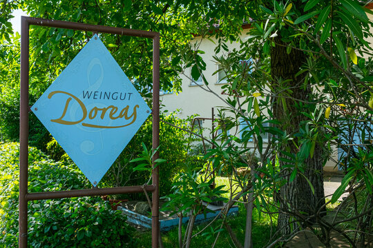 Schild vom Weingut Doreas in Remshalden Grunbach