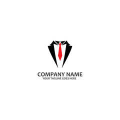 black mafia men tuxedo symbol vector logo