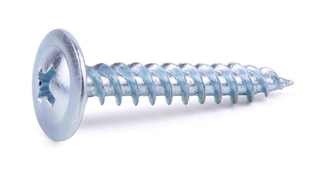 One Self Tapping Screws isolated on white background