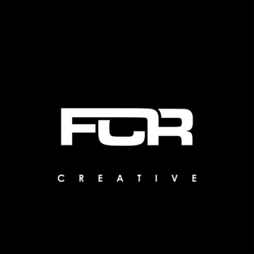 FCR Letter Initial Logo Design Template Vector Illustration