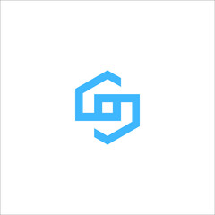 letter S logo design vector