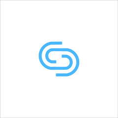 letter S logo design vector