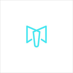 m logo design vector sign