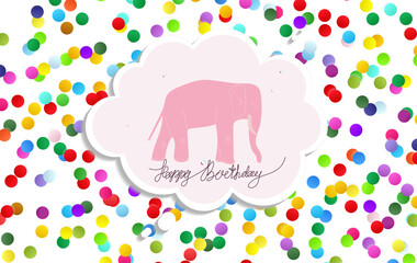 baby elephant illustration