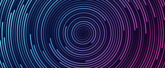 Abstract color background with lines in spiral.
