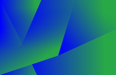 Fototapeta na wymiar Simple Green Blue Modern Geometric Background Vector