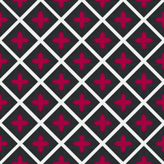 Christmas seamless vector pattern. Great for wrapping paper and wallpaper. Abstract background with repeating patterns .