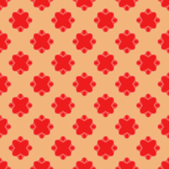 Christmas seamless vector pattern. Great for wrapping paper and wallpaper. Abstract background with repeating patterns .