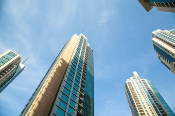 Fototapeta na wymiar Modern architecture in city Dubai