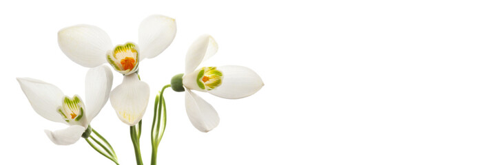 Fototapeta na wymiar Spring snowdrop flower.