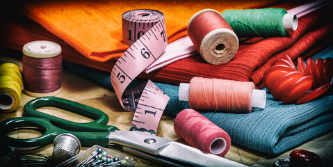 sewing thread and needlework accessories - Powered by Adobe