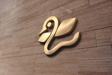 3d Fantasy Bird Logo Design Concept