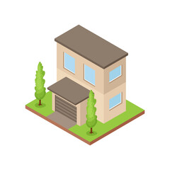 Isometric House Icon