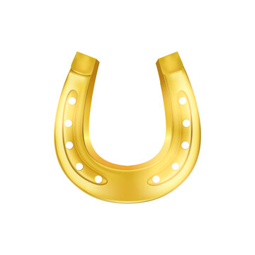 recommend clip art: Golden Horse Shoe Composition