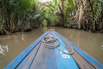 Fototapeta na wymiar Mekong boat